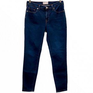 Everlane Mid Rise Skinny Denim Stretch Medium Wash